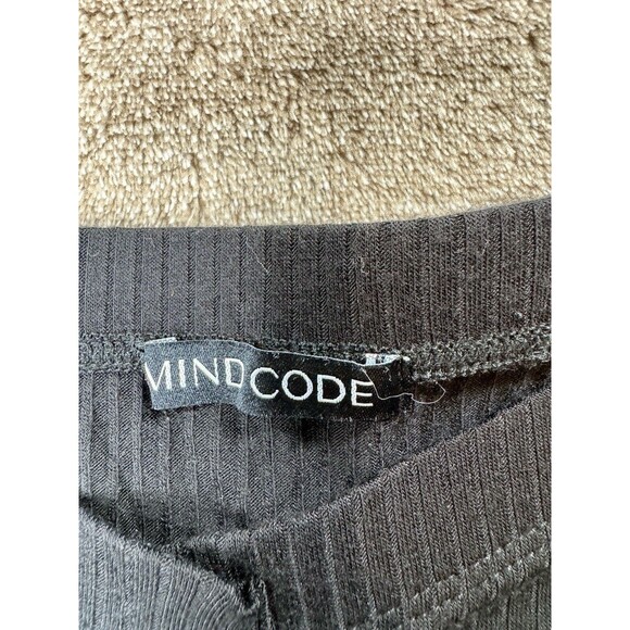 MIND CODE Ribbed off-the-shoulder top - Black Size L - Picture 9 of 11
